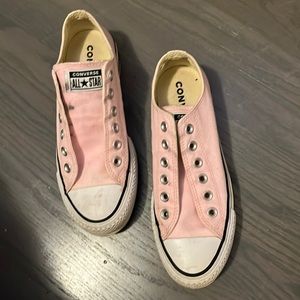 Pink converse platform